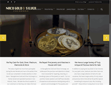 Tablet Screenshot of nacogoldandsilver.com